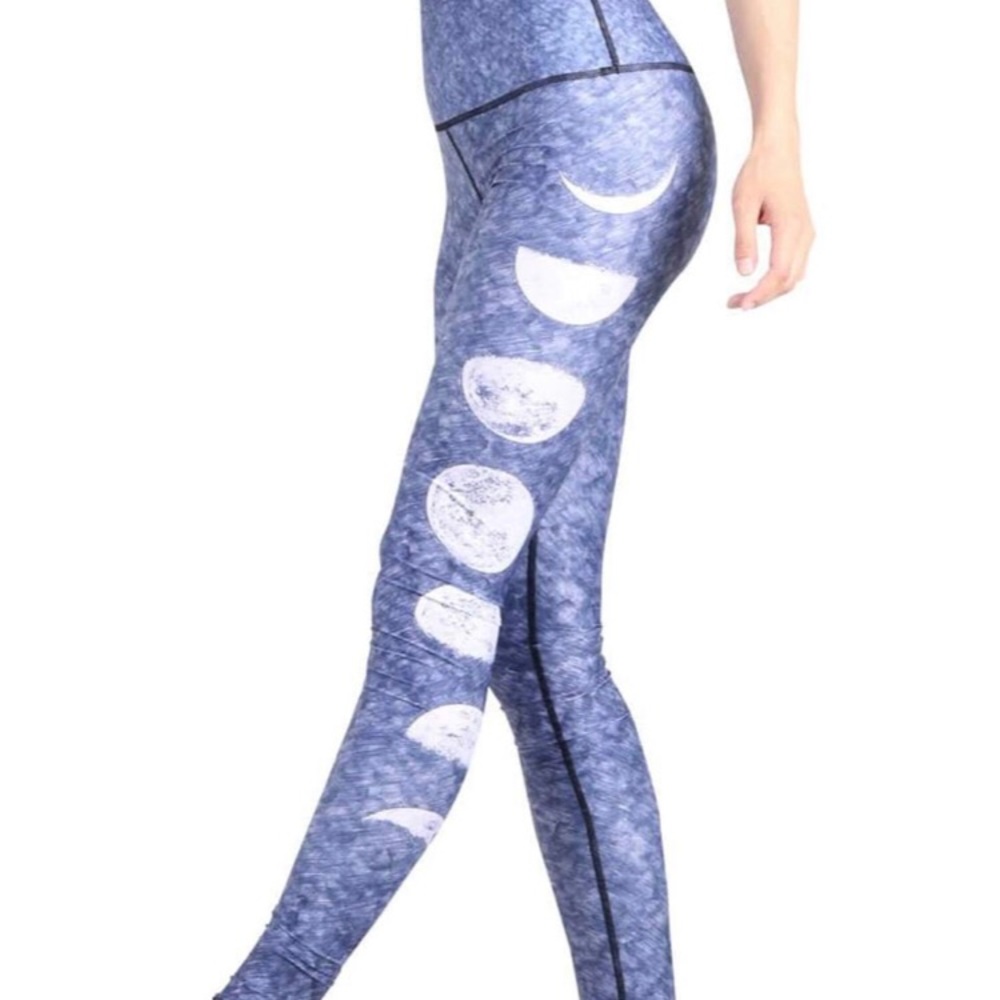 Yoga Democracy Moon Phase Legging